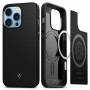 Spigen Mag Armor SPN1735BLK Hülle für Apple iPhone 13 Pro, MagSafe, matt schwarz