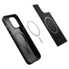 Spigen Mag Armor SPN1735BLK Hülle für Apple iPhone 13 Pro, MagSafe, matt schwarz