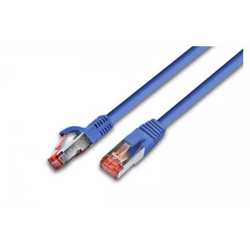 Wirewin Cat6 S/FTP RJ45 Patchkabel, LSZH, Lifetime-Garantie, blau (PKW-PIMF-KAT6 15.0 BL)