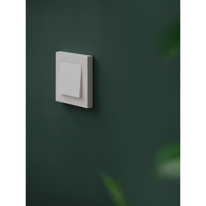 Osram SMART+ MATTER smarter Wandschalter, 2-Kanal, weiß