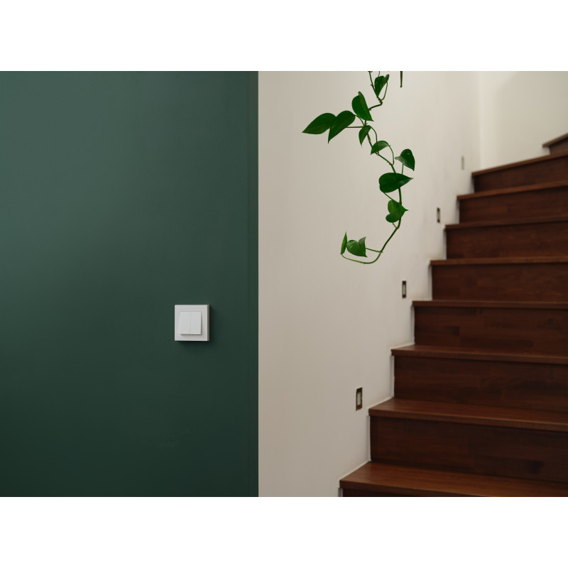 Osram SMART+ MATTER smarter Wandschalter, 2-Kanal, weiß
