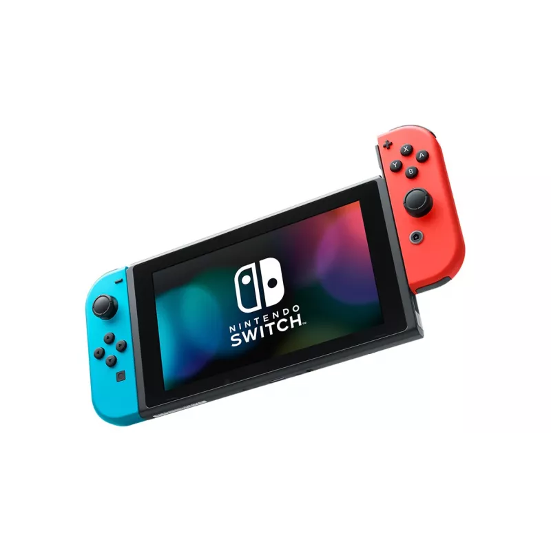 Nintendo Switch (neues überarbeitetes Modell) tragbare Spielkonsole, Schwarz/Blau/Rot, 15,8 cm (6,2 Zoll), 32 GB, WLAN
