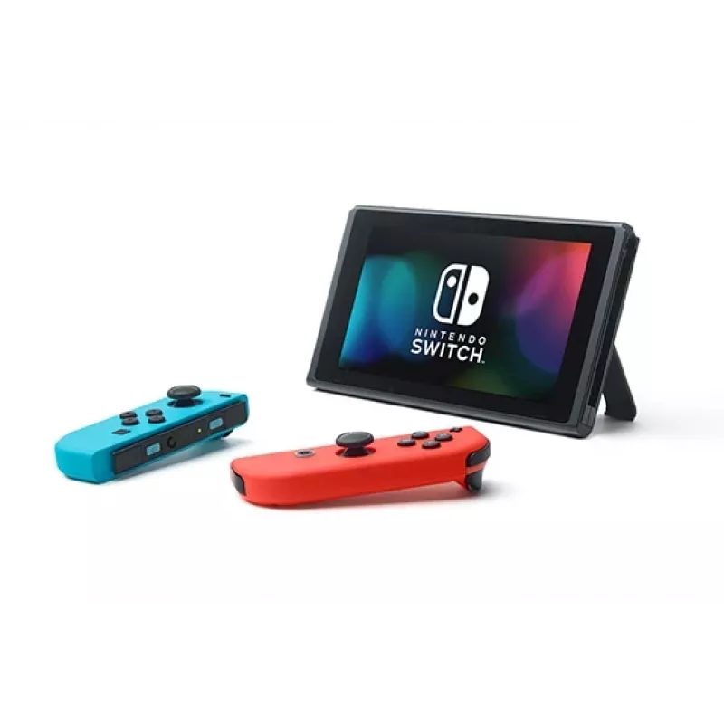Nintendo Switch (neues überarbeitetes Modell) tragbare Spielkonsole, Schwarz/Blau/Rot, 15,8 cm (6,2 Zoll), 32 GB, WLAN