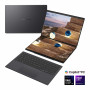 Asus Zenbook Duo UX8407AA-SN094X 14-Zoll-Notebook, OLED-Touchscreen, Intel Core Ultra 9 378H, 32 GB LPDDR5X, 2000 GB SSD, Windows 11 Home, Moher Gray