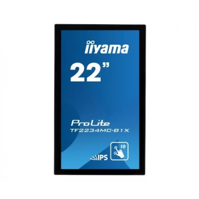 iiyama TF2234MC-B1X 21,5″ (55,9 cm) Multitouch-Monitor, 16:9, DVI