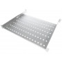 Alantec SA-P-19-1U-550-4-S fester Fachboden, 19″ 1U, Tiefe 550 mm, grau