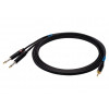 SSQ MIJM3 SS-1815 Audiokabel, 3,5-mm-Stereo-Klinke auf 2x 6,3-mm-Mono-Klinke, 3 m, schwarz