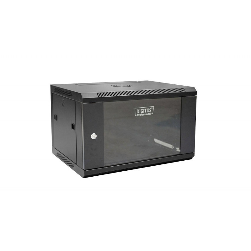 Digitus DN-W19 06U/450/B 6U Wandschrank, schwarz