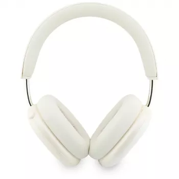 Guess GUE005824 Metallic Effect Metal Script Logo Bluetooth-Kopfhörer, ENC, beige