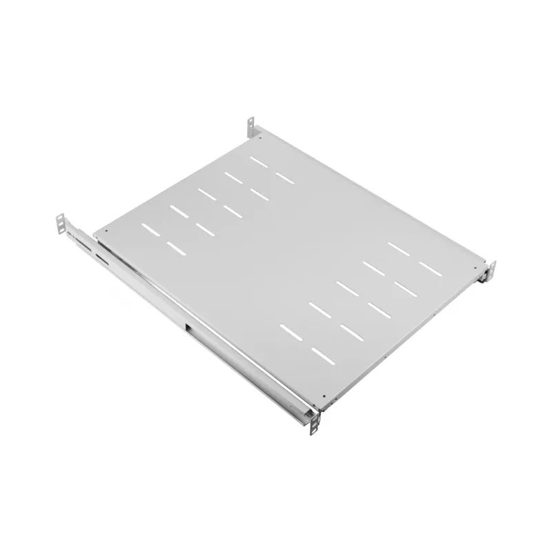 EFB Elektronik 691651NAGR.68 19″ 1HE Fachboden, ausziehbar, Einbautiefe 378–612 mm, 30 kg, RAL 7035