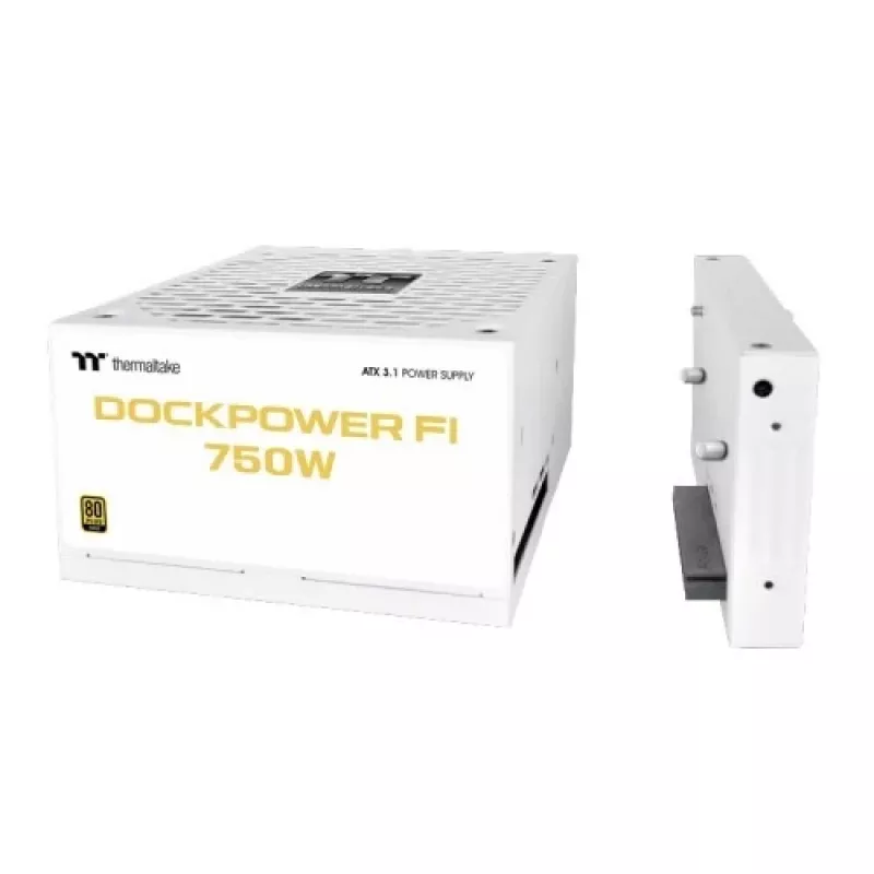 Thermaltake Dockpower FI 750W PC-Netzteil, 80 PLUS Gold, modular, weiß