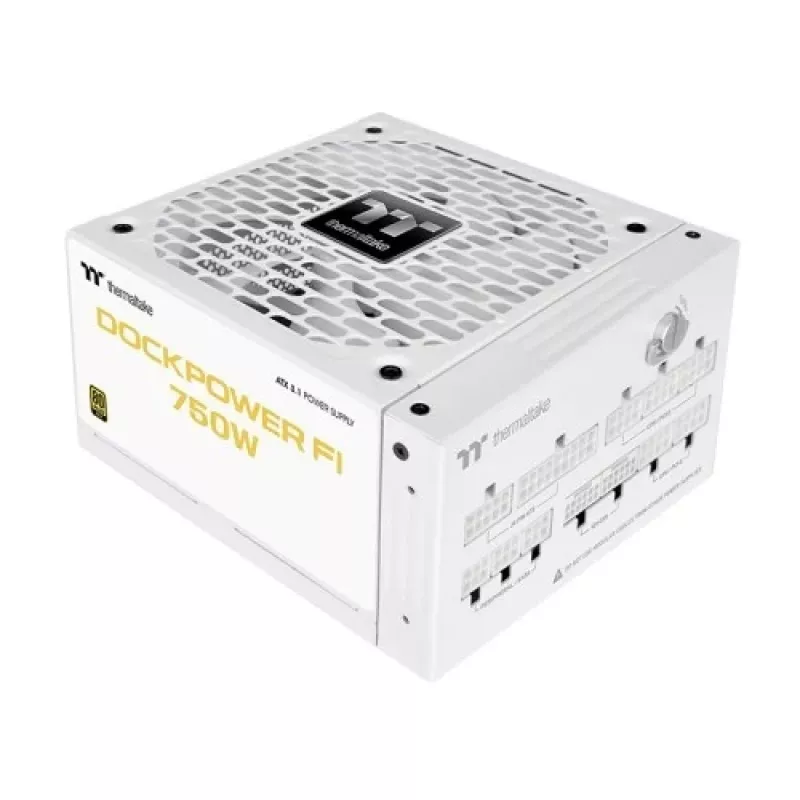 Thermaltake Dockpower FI 750W PC-Netzteil, 80 PLUS Gold, modular, weiß