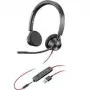 Poly Blackwire 3315 On-Ear-Headset, USB-A, schwarz, 213936-101