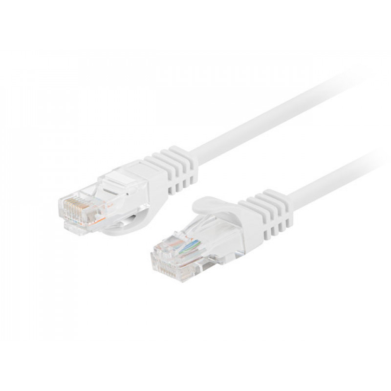Lanberg PCU5-20CC-0050-W CAT.5E UTP Patchkabel, 0,5 m, weiß (10 Stk.)