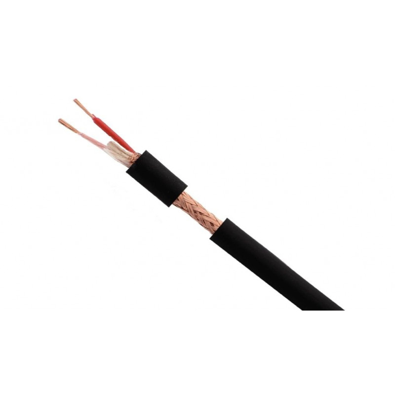 SSQ MIXLR1 SS-1816 Audiokabel, 3,5-mm-Stereo-Klinke auf 2x XLR, 1 m, schwarz