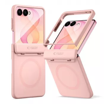 Tech-Protect Kevlar Aura MagSafe Hülle für Galaxy Z Flip 8, rosa