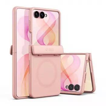 Tech-Protect Kevlar Aura MagSafe Hülle für Galaxy Z Flip 8, rosa