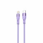 Tellur Silikonkabel Type-C auf Lightning, PD 30 W, 1 m, lila