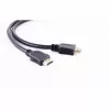 Wentronic 77473-E HDMI-Kabel, 3 m, 3D, Ethernet, 4K 60 Hz, vergoldet