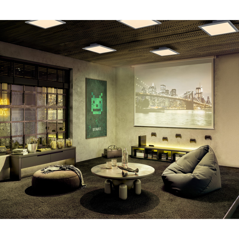 Osram SMART+ WiFi Planon Magic Panel 450x450 mm intelligentes Lichtpanel, RGB+TW, dimmbar, 24 W, Weiß