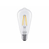 Osram SMART+ MATTER Dimmable Classic Edison 60 827 E27 Smart-Glühbirne, 6 W, Warmweiß, WLAN