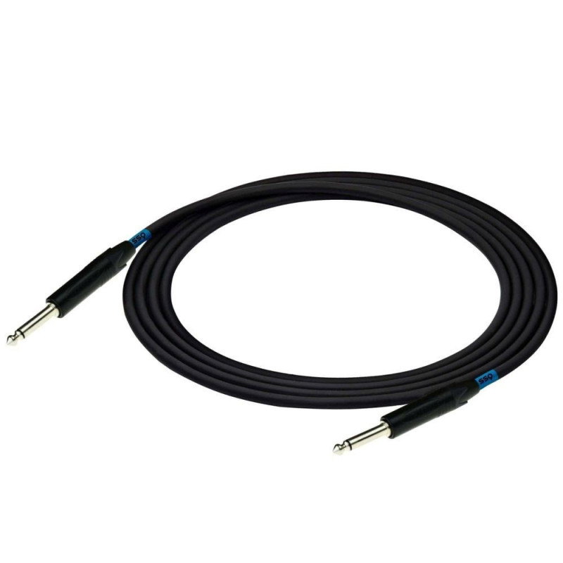 SSQ JMPJMP2 Pro Audiokabel, 6,3-mm-Mono-Klinke auf 6,3-mm-Mono-Klinke mit Neutrik-Steckern, 2 m