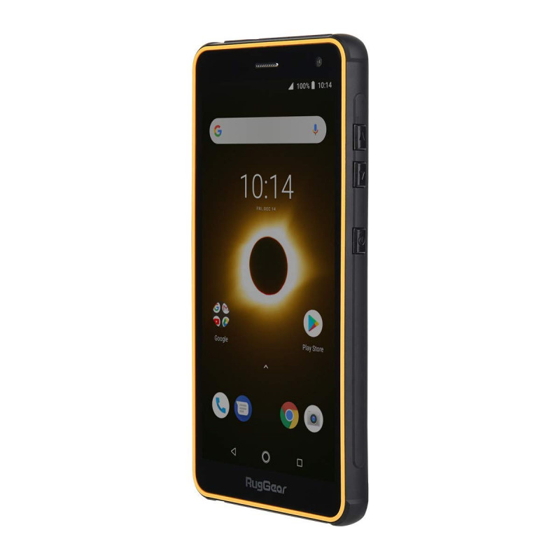 RugGear RG650 Dual Smartphone, 5,5 Zoll, schwarz-gelb
