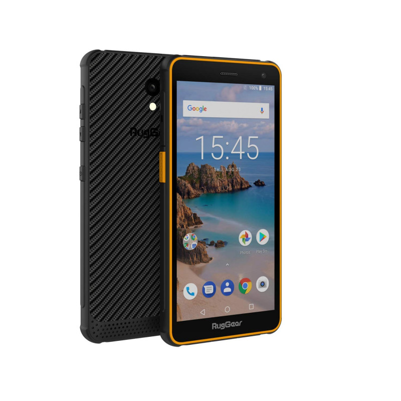 RugGear RG650 Dual Smartphone, 5,5 Zoll, schwarz-gelb