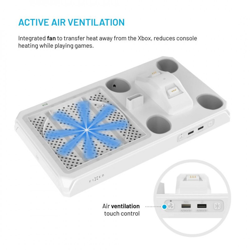 Fixed FIXXB-MCS-WH Multifunktionsstation für Xbox Series X/S, weiß