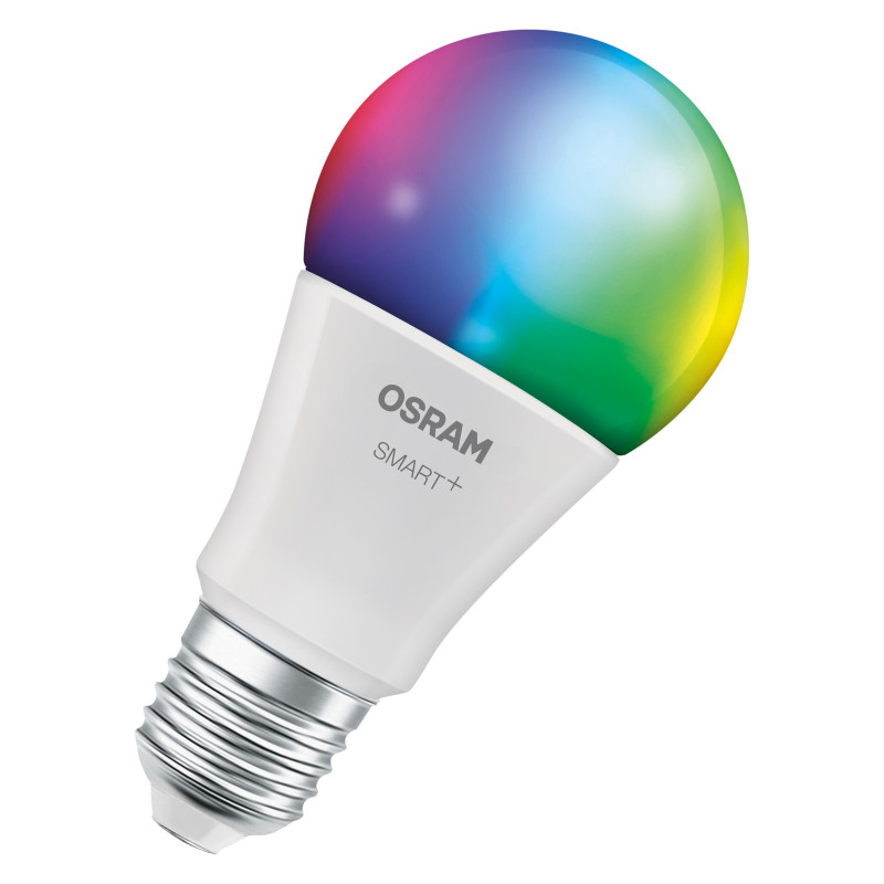 Osram SMART+ MATTER Multicolor Classic A60 Smart-Lampe, E27, 9 W, RGBW, Wi-Fi