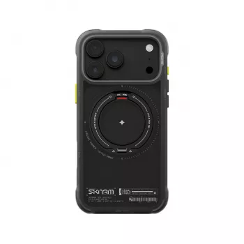 Skinarma Atlas Hülle für iPhone 18 Pro Max / 17 Pro Max, MagSafe, drehbarer Aufsteller, schwarz