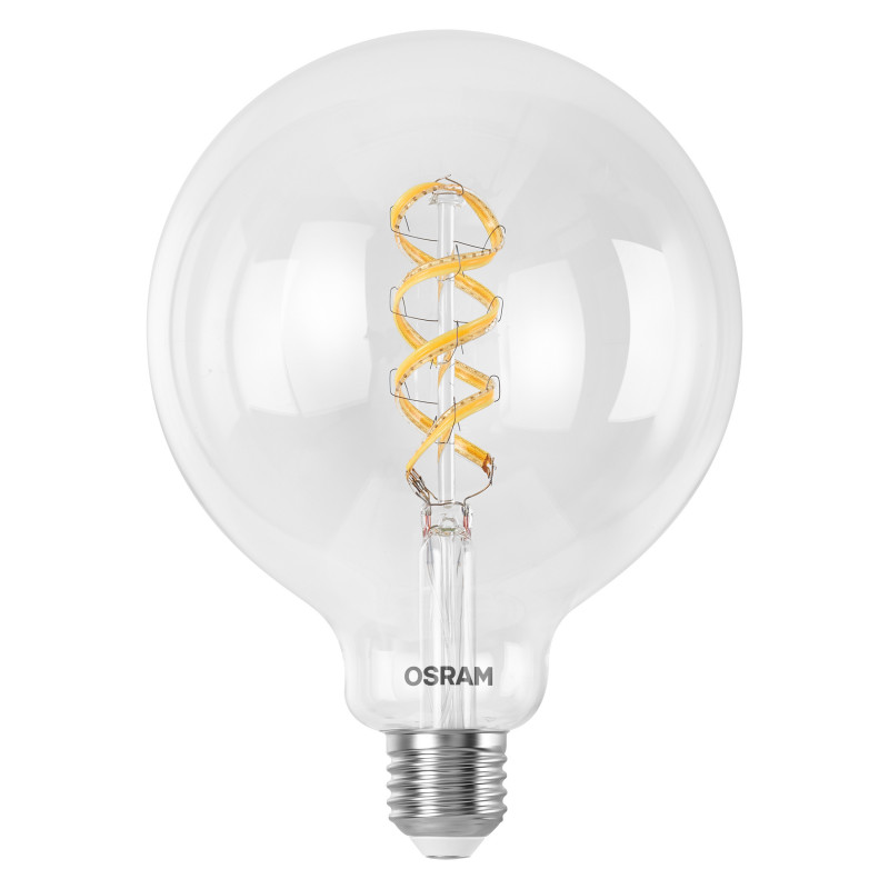 Osram SMART+ MATTER Filament Multicolor Classic Globe 125 40 Smart-Lampe, E27, 4,8 W, RGBW, WLAN