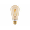 Osram SMART+ MATTER Filament Dimmable Classic Edison 53 824 Smart-Lampe, goldfarben, E27, 6 W, Warmweiß, Wi-Fi