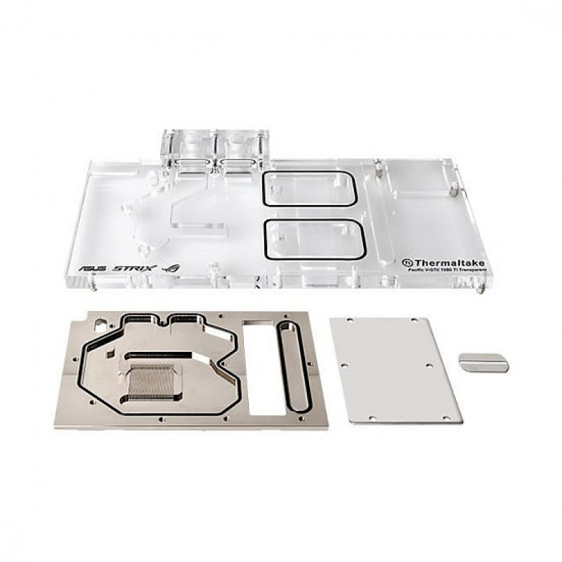 Thermaltake Pacific V-GTX 1080 Ti CL-W184-CU00TR-A für ASUS ROG STRIX, transparent