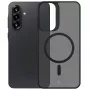 3mk Hardy Hazy MagCase Hülle für Samsung Galaxy A17/A18 4G/5G, schwarz