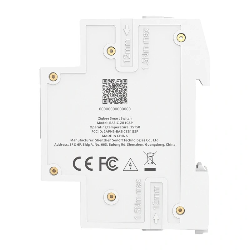 SONOFF BASIC-ZB1GSP smarter Zigbee-Schalter, Hutschiene, 32 A
