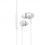Aiwa ESTM-500W kabelgebundene In-Ear-Kopfhörer mit Mikrofon, 3,5-mm-Klinke, weiß