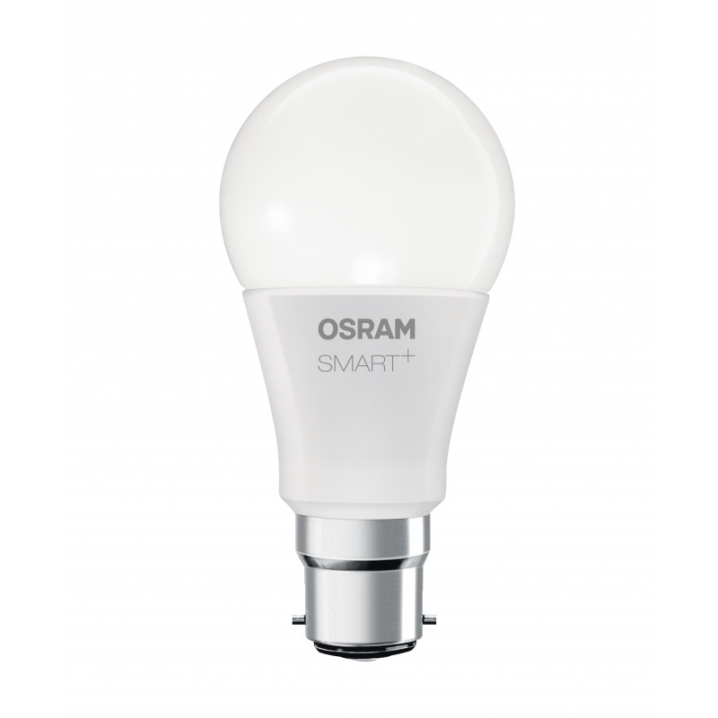 Osram SMART+ MATTER Multicolor Classic A60 Smart-Lampe (1 Stk.), B22d, 9 W, RGBW, WLAN