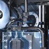 Thermaltake Pacific SF 20-mm-Verlängerungsfitting (Buchse auf Stecker), mattschwarz, CL-W392-CU00MK-A