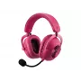 Logitech G PRO X3 LIGHTSPEED kabelloses Gaming-Headset, 2,4 GHz, Magenta