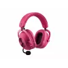 Logitech G PRO X3 LIGHTSPEED kabelloses Gaming-Headset, 2,4 GHz, Magenta