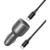Ugreen EC705 Kfz-Ladegerät, USB + 2x USB-C, 130 W, mit 1 m 5-A-Kabel