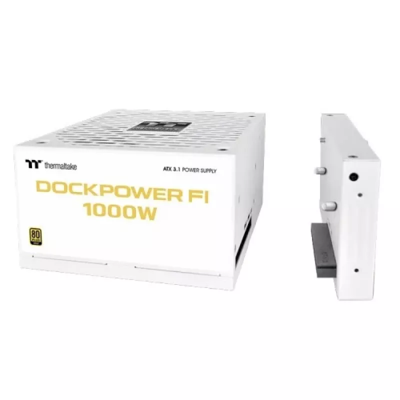 Thermaltake Dockpower FI 1000W PC-Netzteil, 80 PLUS Gold, weiß
