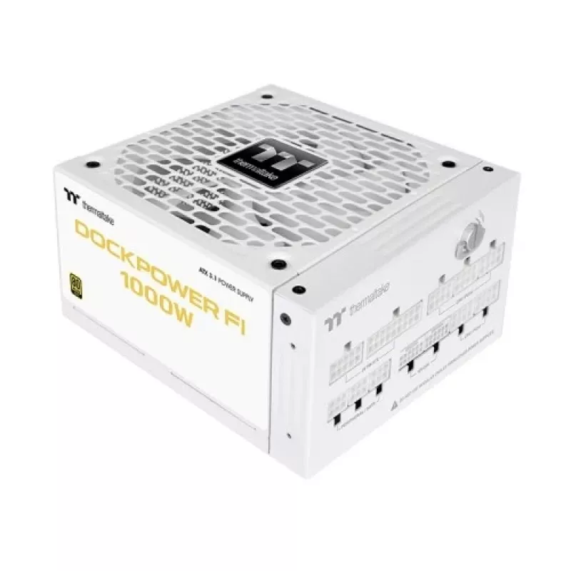 Thermaltake Dockpower FI 1000W PC-Netzteil, 80 PLUS Gold, weiß
