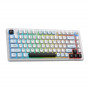 ONIKUMA MT501 Gaming-Tastatur, 75 %, weiß
