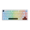 ONIKUMA MT501 Gaming-Tastatur, 75 %, weiß