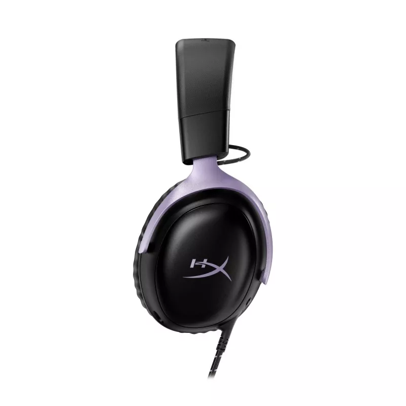 HyperX Cloud III Gaming-Headset, Schwarz/Lavendel