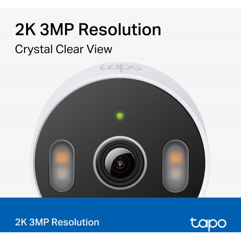 TP-Link Tapo C113 WLAN-Überwachungskamera, für innen und außen, 3 MP