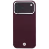 BMW BMW001224 Sign Deboss Quilted Metal Logo MagSafe Hülle für iPhone 18 Pro Max / 17 Pro Max, bordeaux