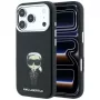 Karl Lagerfeld KF003194 Smooth Ikonik Sketch MagSafe Hülle für iPhone 18 Pro Max / 17 Pro Max, schwarz